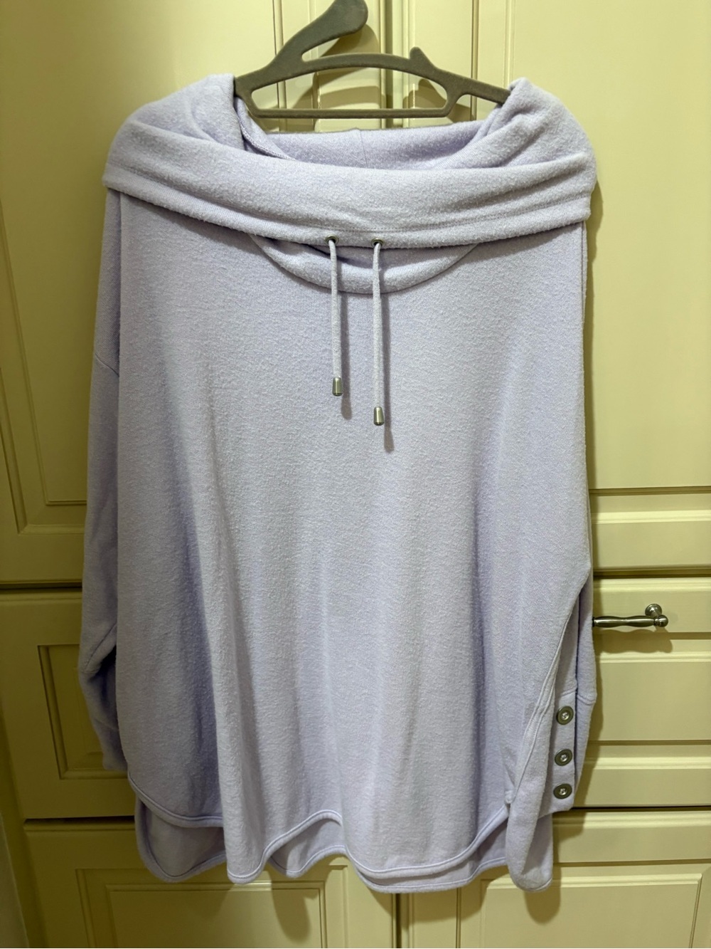 Ruby Rd. Lavender Cowl Neck Tunic Sweater